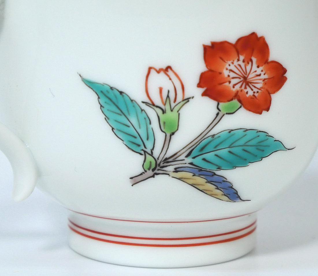 十四代酒井田柿右衛門「濁手珈琲碗桜文」共箱 拡大画像2