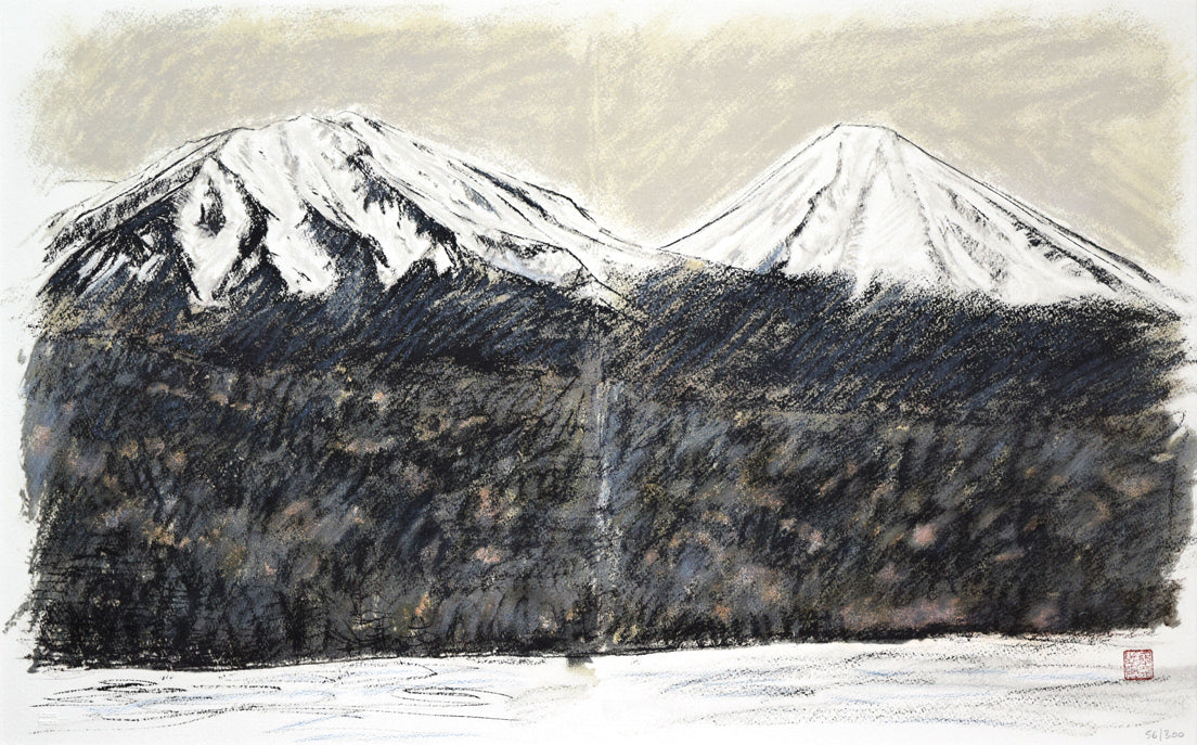 雌阿寒岳と阿寒富士