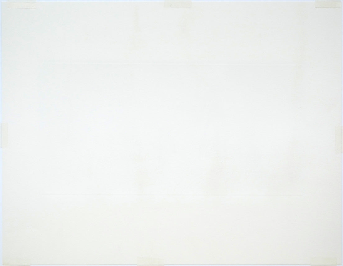 相笠昌義「コートのこども達」銅版画 作品シート裏側画像