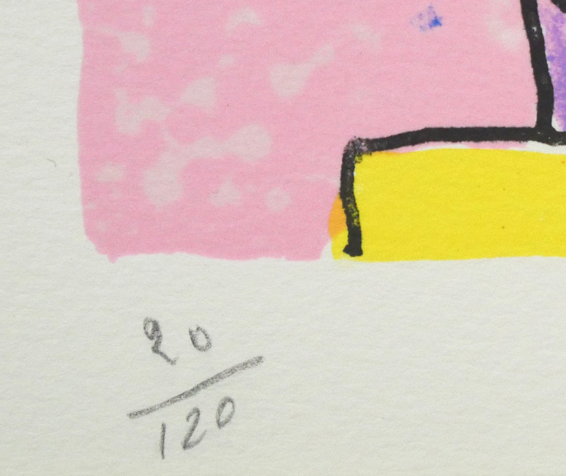 ポール・アイズピリ(Paul AIZPIRI)「小さなブーケ」リトグラフ 限定番号(ed,20/120)