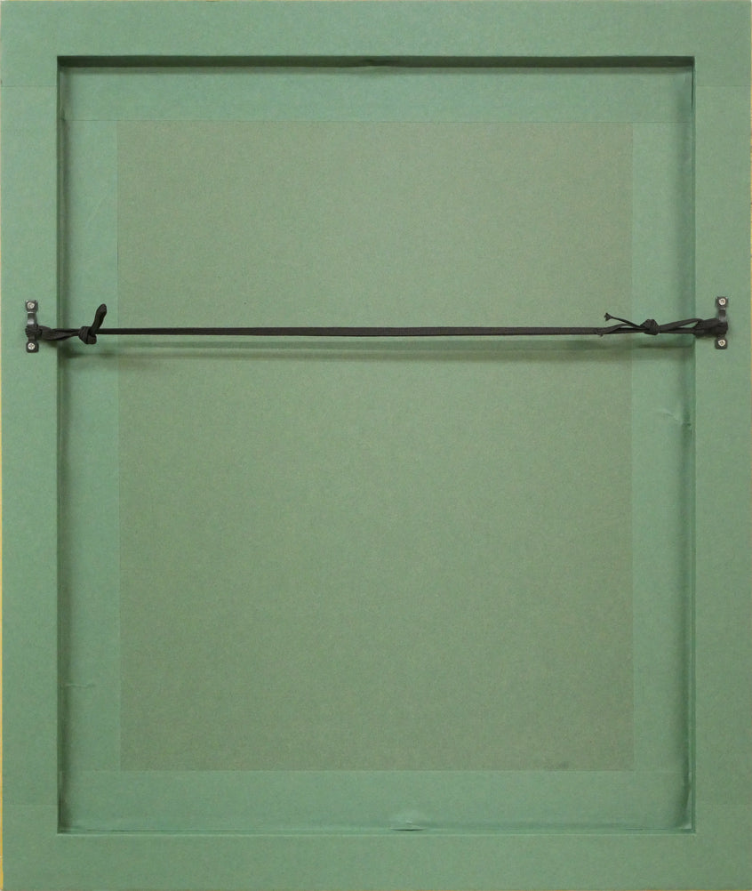 ポール・アイズピリ(Paul AIZPIRI)「小さなブーケ」リトグラフ 額縁裏側画像