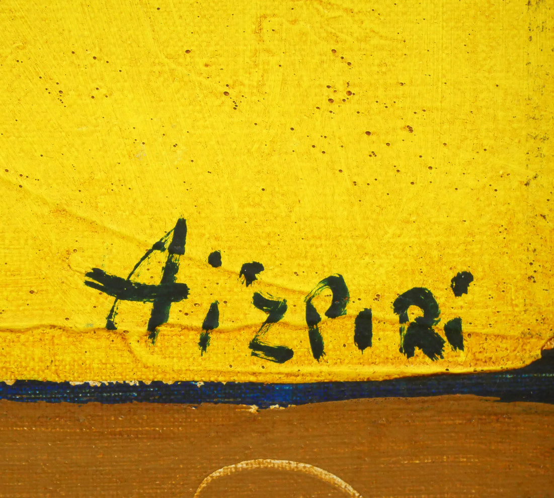 ポール・アイズピリ(Paul AIZPIRI)「花束(Bouquet de fleurs)」油絵・仏F20号 サイン拡大画像