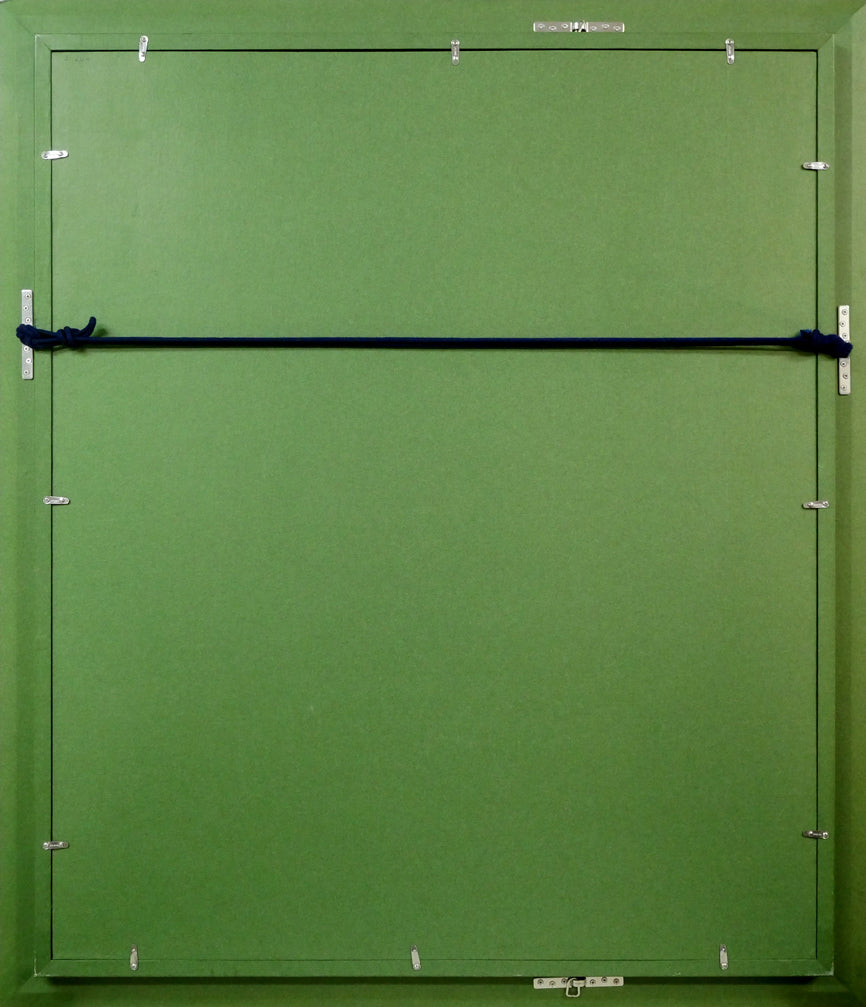 ポール・アイズピリ(Paul AIZPIRI)「花束(Bouquet de fleurs)」油絵・仏F20号 額縁裏側画像