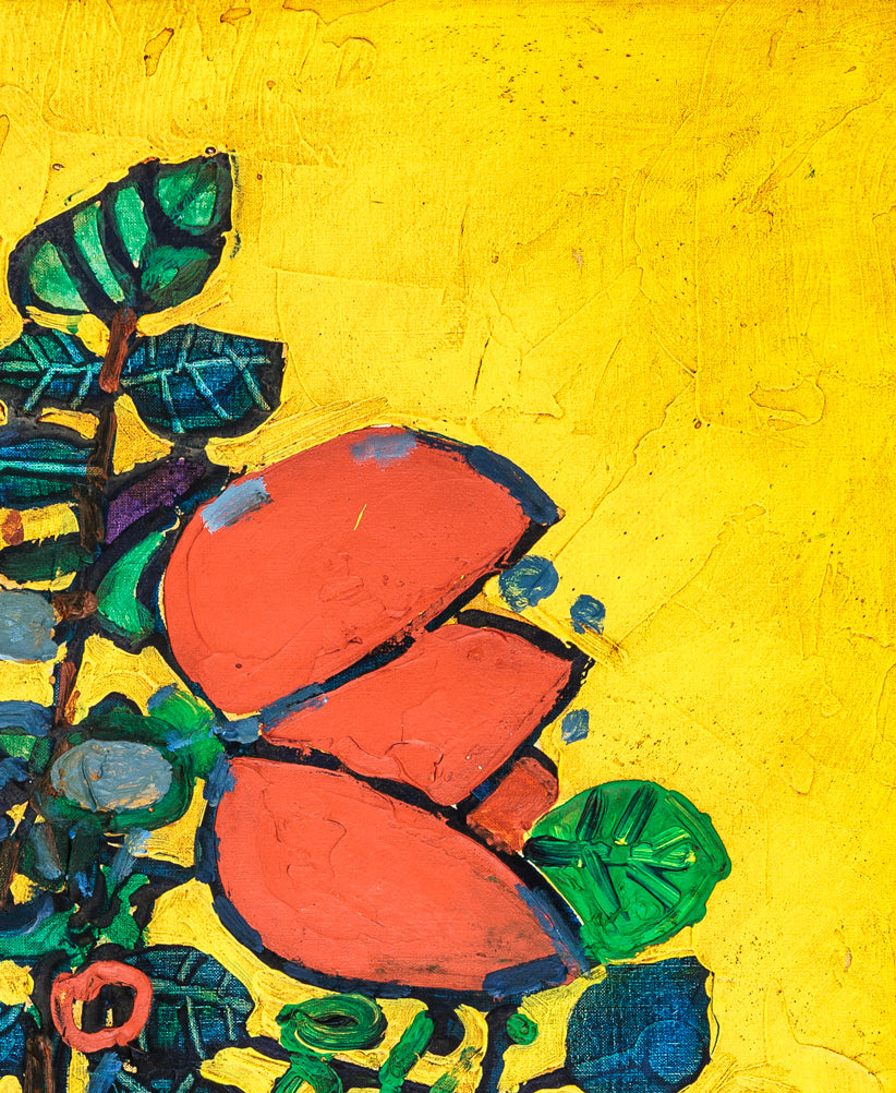 ポール・アイズピリ(Paul AIZPIRI)「花束(Bouquet de fleurs)」油絵・仏F20号 拡大画像2