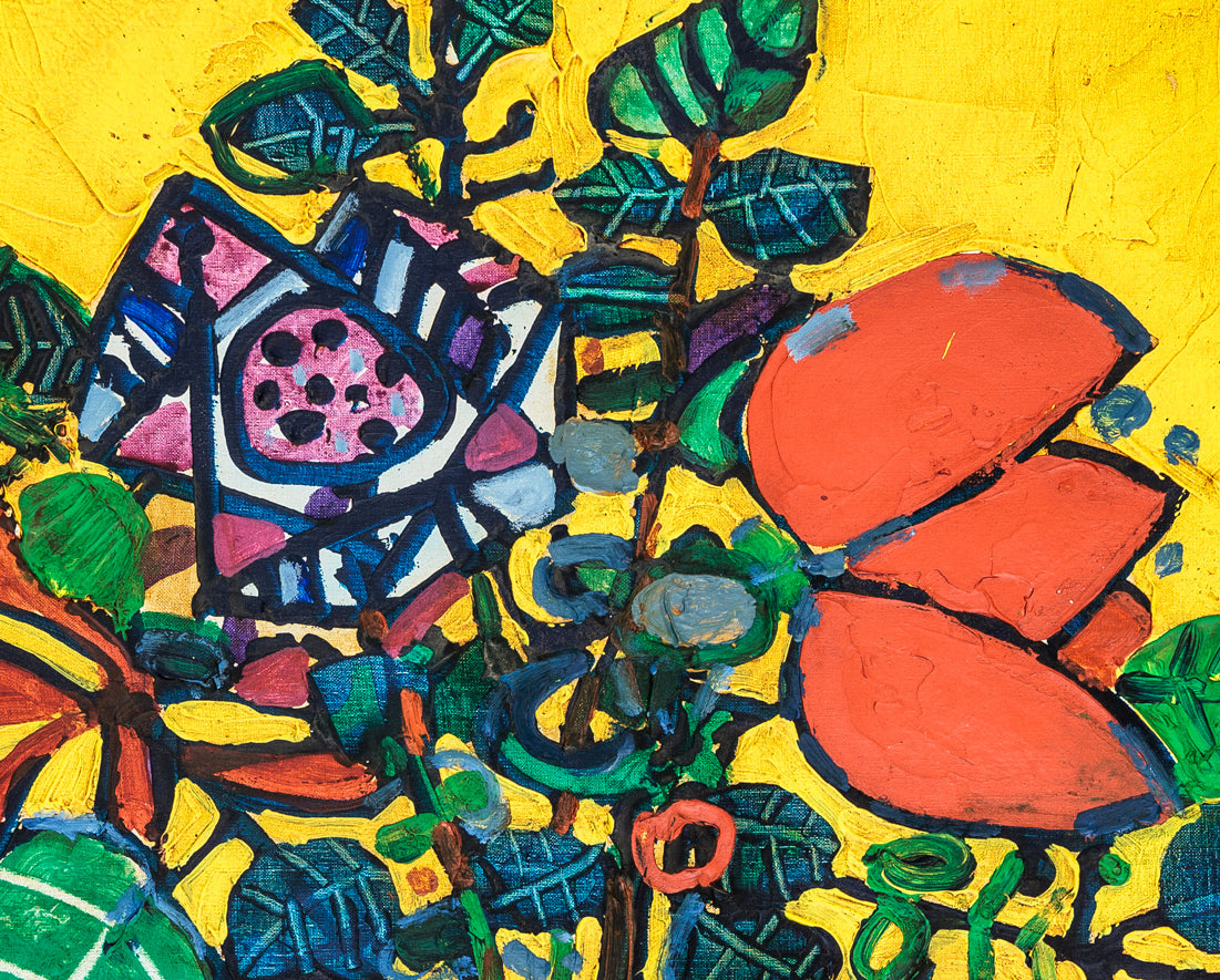 ポール・アイズピリ(Paul AIZPIRI)「花束(Bouquet de fleurs)」油絵・仏F20号 拡大画像3