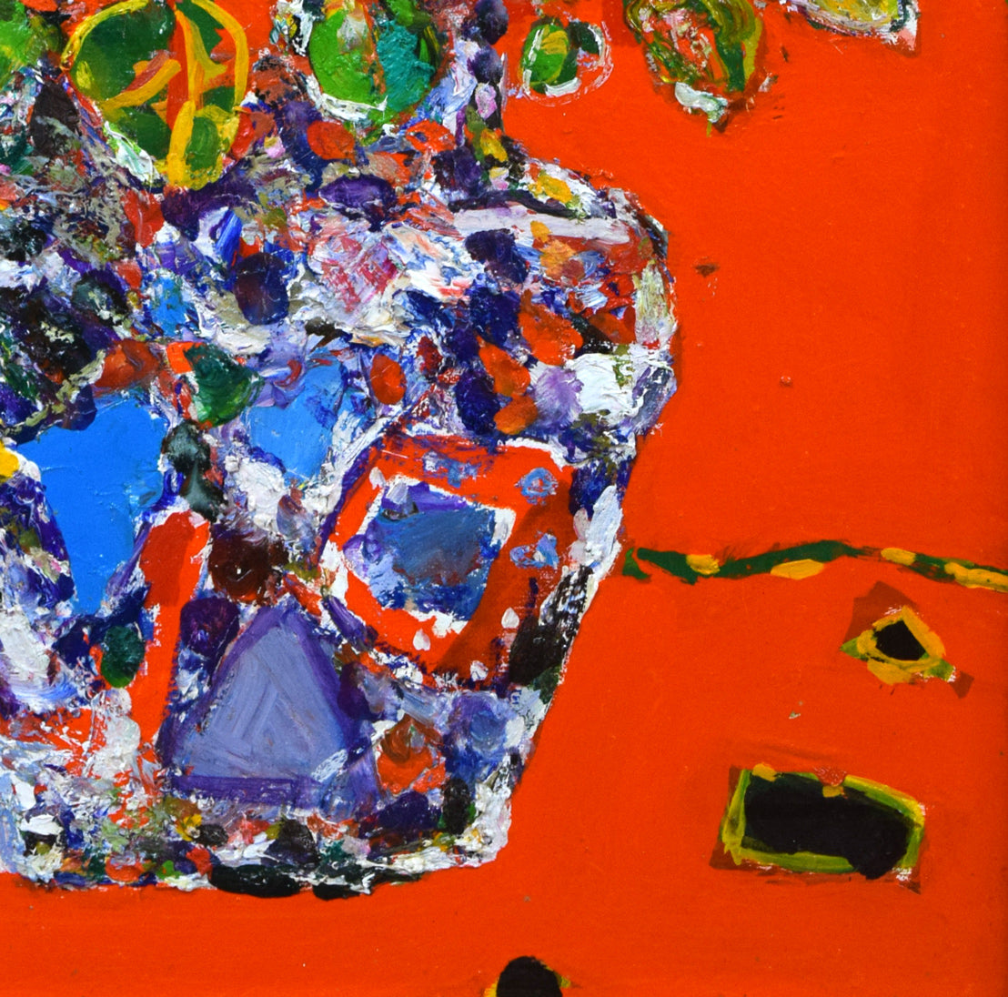 安食慎太郎「バラ」油絵・F10号 拡大画像6