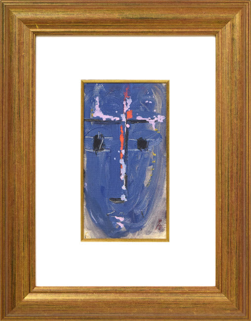 赤星孝「顔」油絵・変形2号