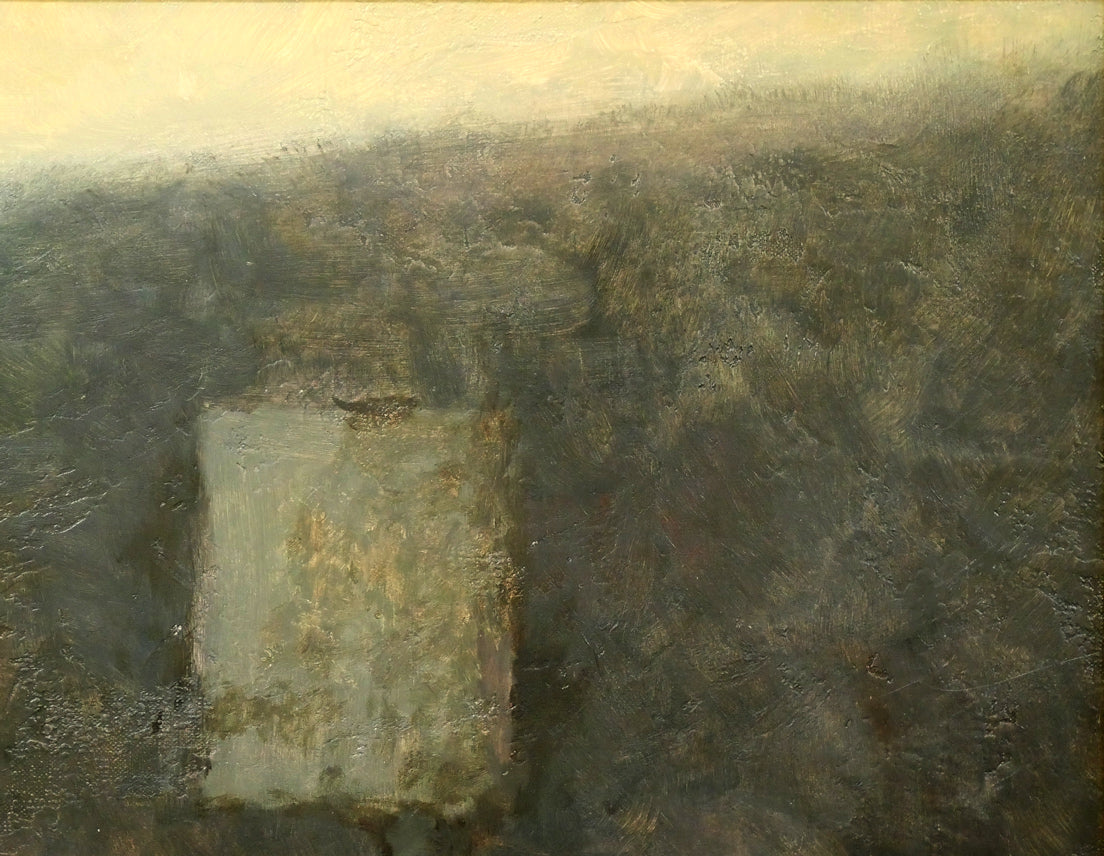 赤穴宏「パンのある静物」油絵・P10号 拡大画像2