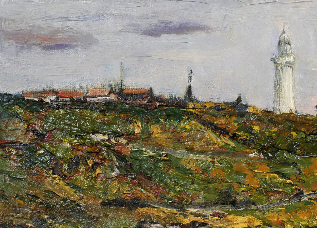 秋元清弘「犬吠埼」油絵・変形15号 拡大画像1