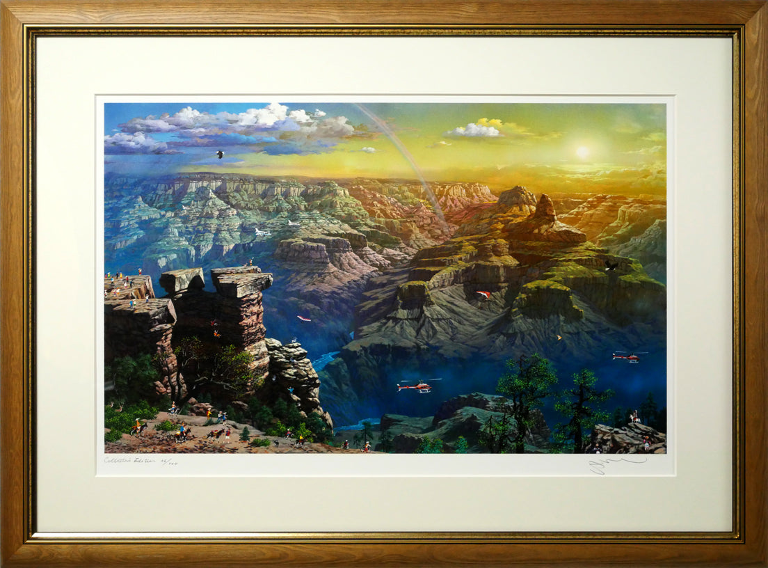 アレキサンダー・チェンAlexander Cheシルクスクリーン版画　保証書付き アレクサンダー チェン（Alexander Chen）「グランドキャニオン