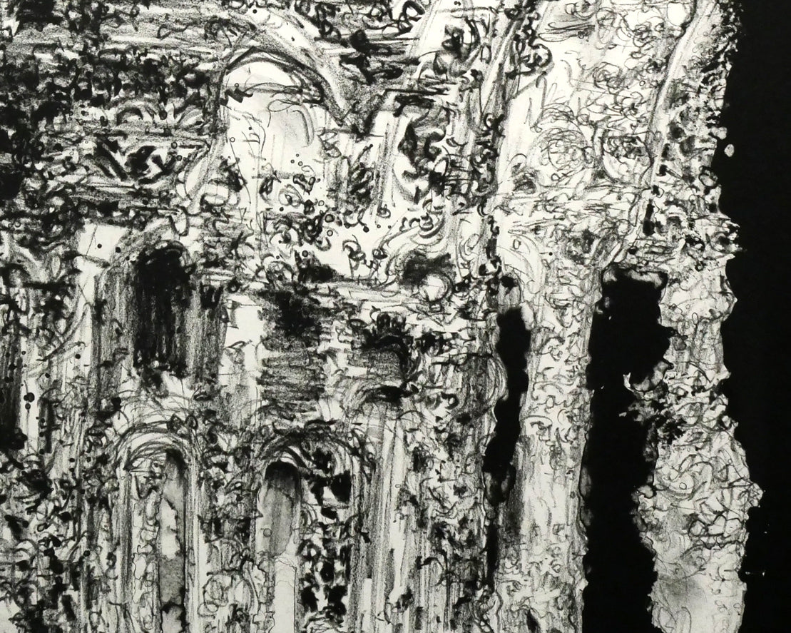 天野喜孝「蒼い月」リトグラフ 拡大画像6