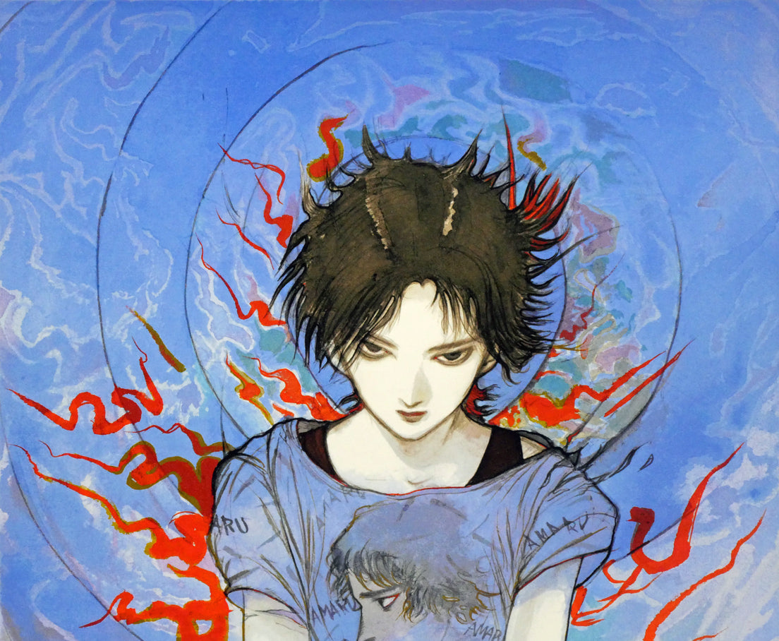 天野喜孝「BROTHERS」シルクスクリーン版画 拡大画像1