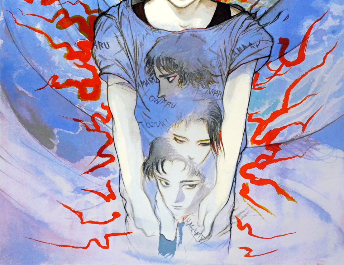 天野喜孝「BROTHERS」シルクスクリーン版画 拡大画像3