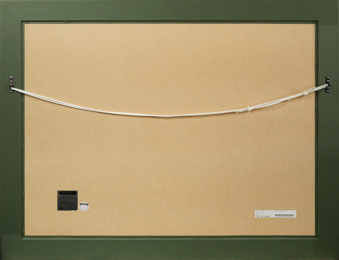 天野喜孝「飛天Vデラックス」ジクレ版画 額縁裏側画像