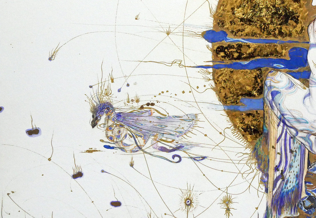 天野喜孝「飛天Vデラックス」ジクレ版画 拡大画像4