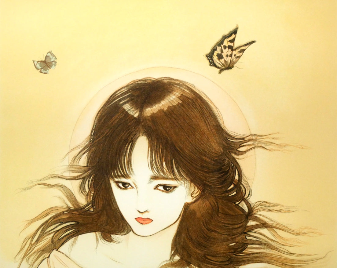 天野喜孝「恋花-れんか-」リトグラフ 拡大画像1