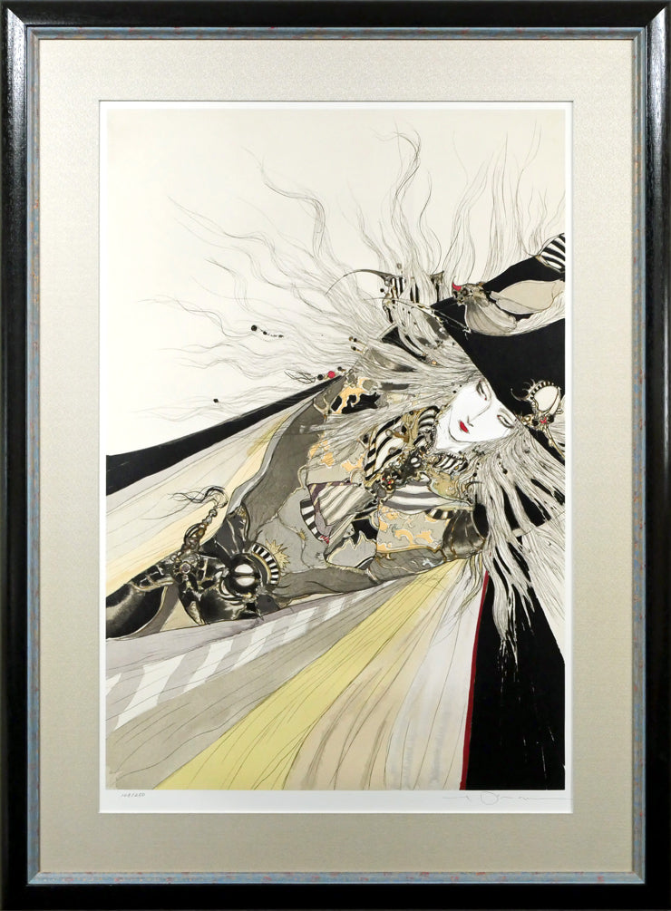 天野喜孝「彩」リトグラフ