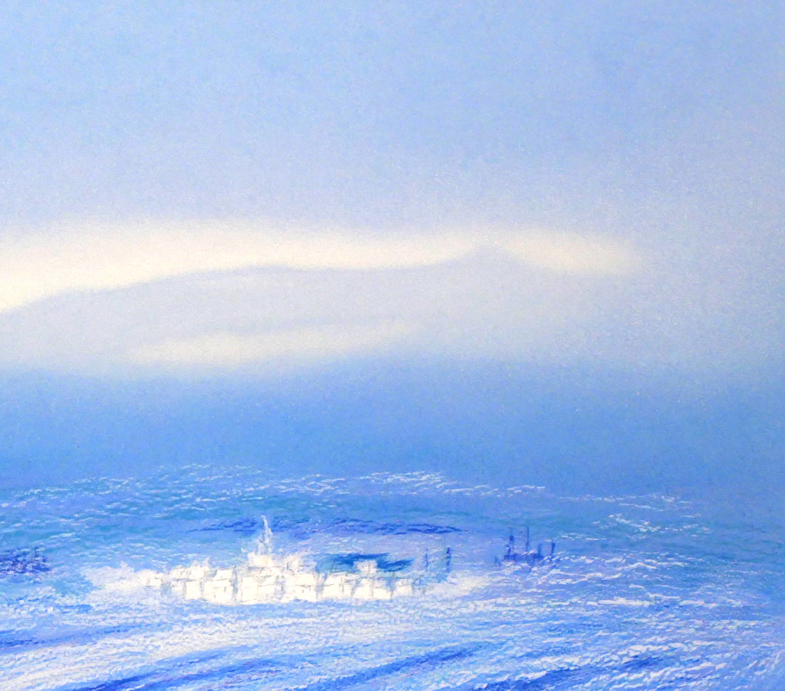 アンドレ・アングル(Andre Ingres)「ラベンダー畑」リトグラフ 拡大画像2