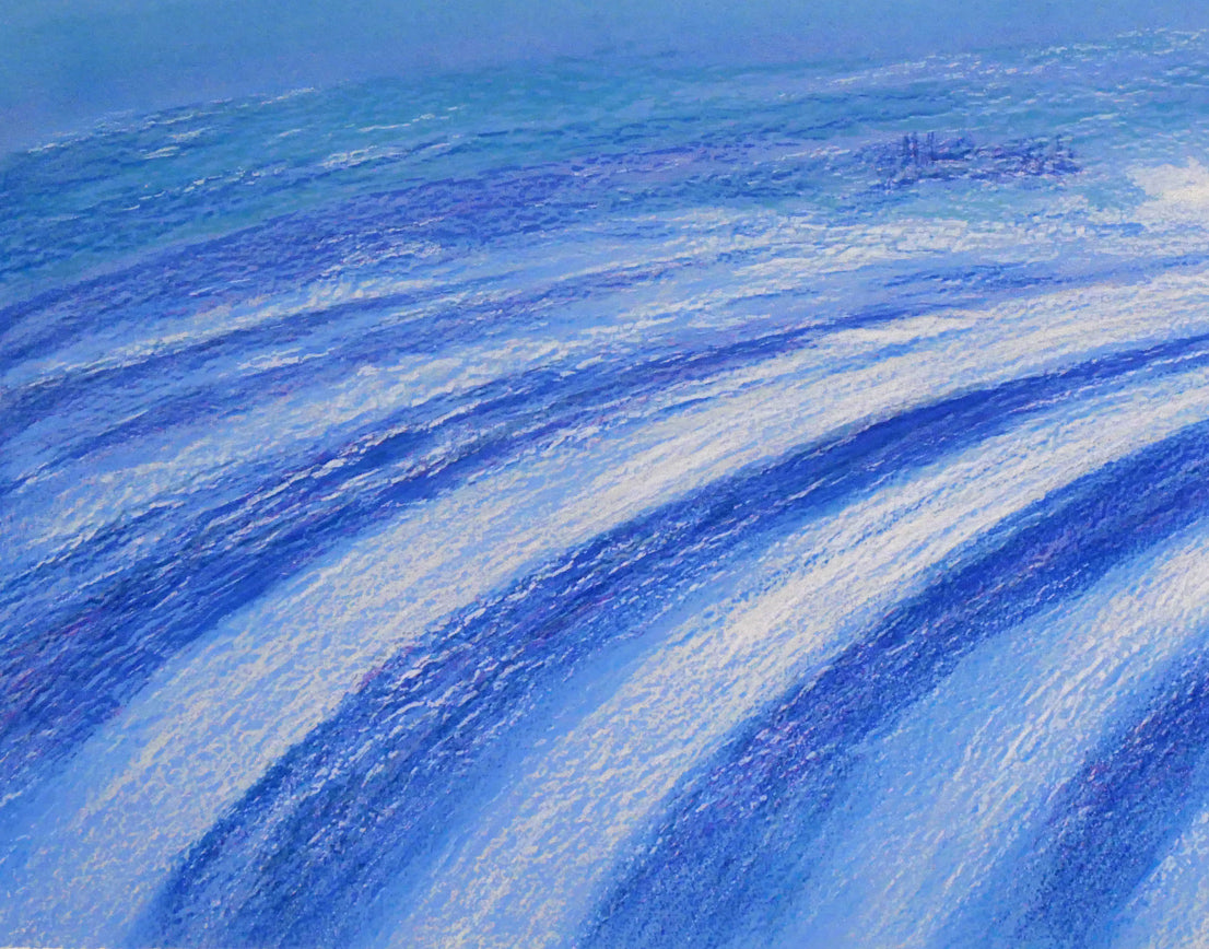 アンドレ・アングル(Andre Ingres)「ラベンダー畑」リトグラフ 拡大画像3