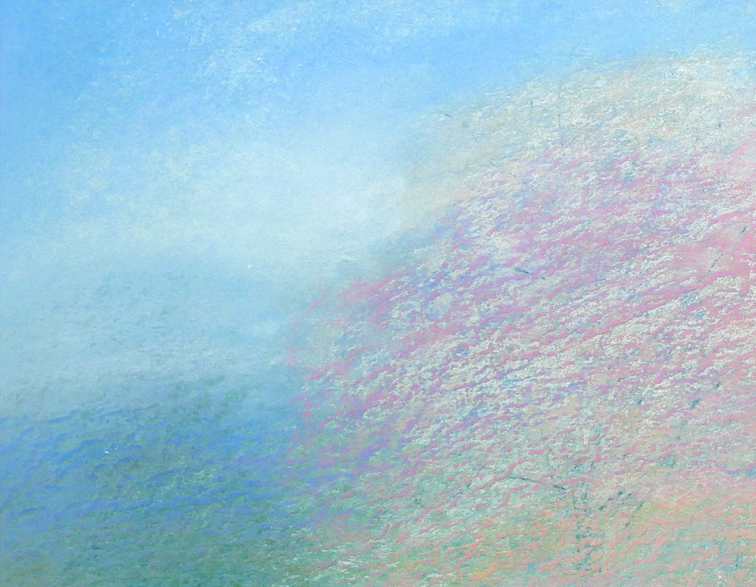 アンドレ・アングル(Andre Ingres)「春」パステル画・12号 拡大画像1