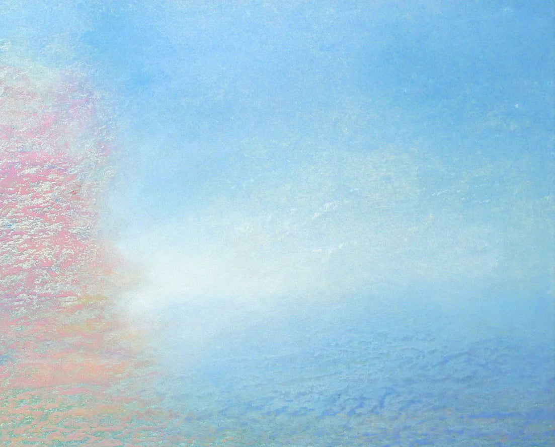 アンドレ・アングル(Andre Ingres)「春」パステル画・12号 拡大画像2