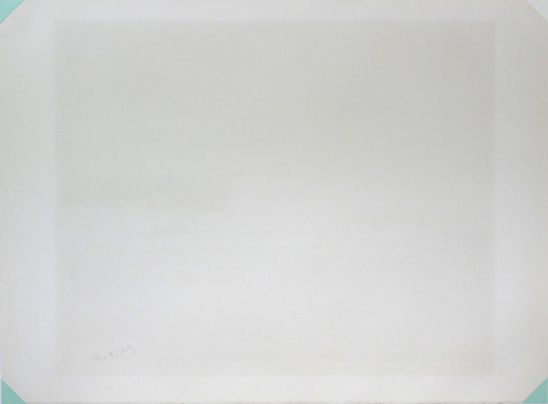 アンドレ ブーリエ(Andre BOURRIE)「港のきらめき」リトグラフ 作品シート裏側画像