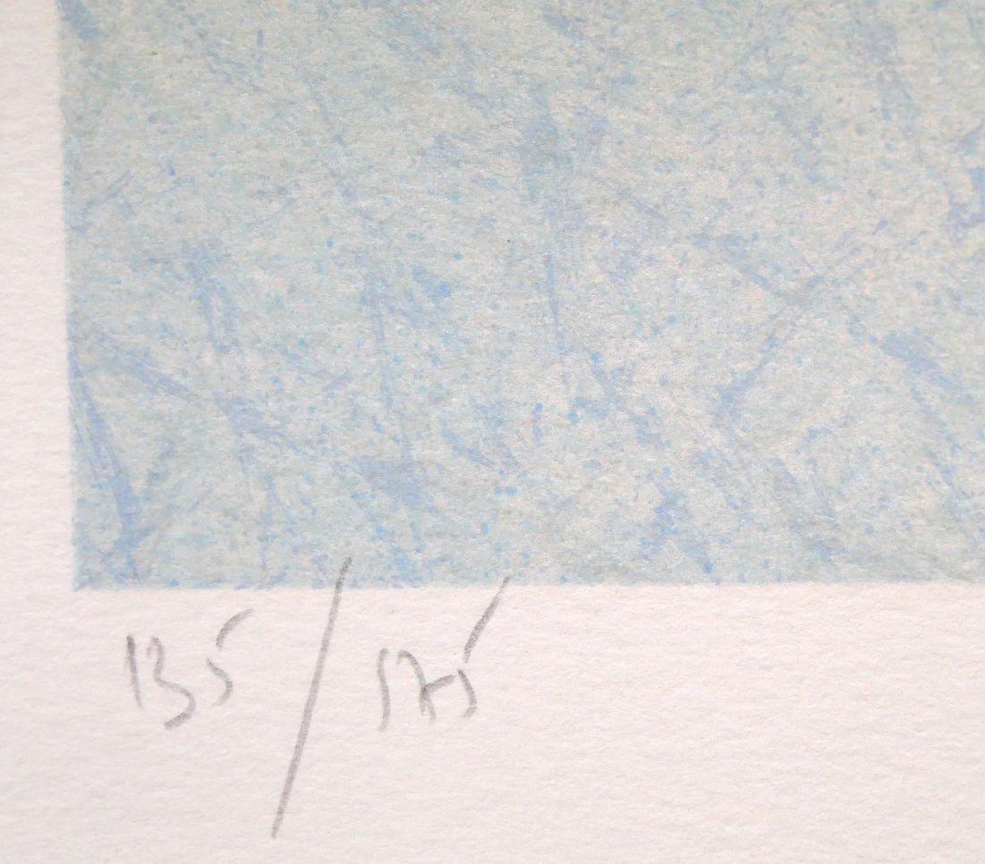 アンドレ ブーリエ(Andre BOURRIE)「港のきらめき」リトグラフ 限定番号(ed,135/175)