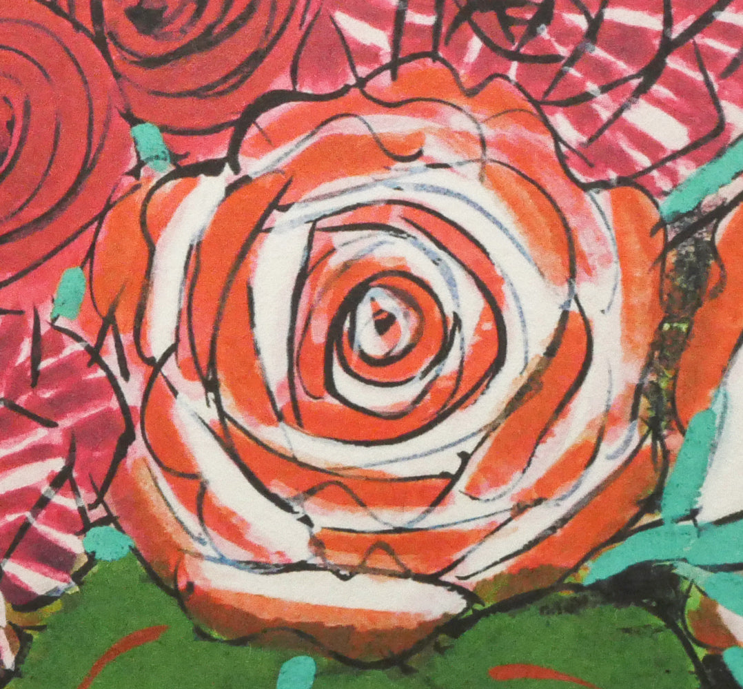 青木乃里子「薔薇」ジクレー版画 拡大画像3