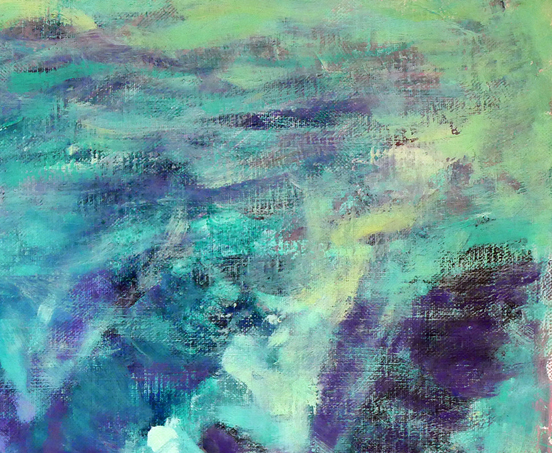 荒木尚「風」油絵・F6号 拡大画像2