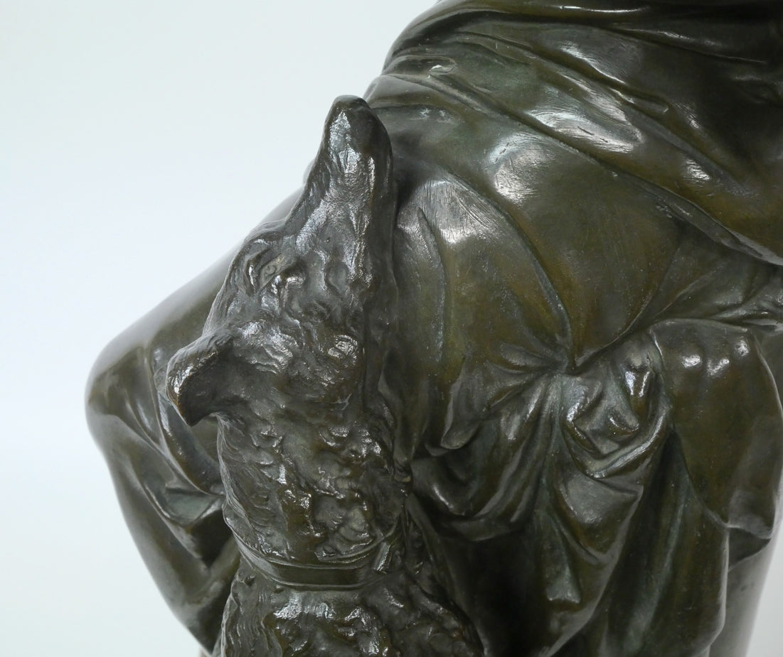 カリエ ベルーズ(Albert-Ernest Carrier-Belleuse)「Diana the hunter」ブロンズ作品 拡大画像4