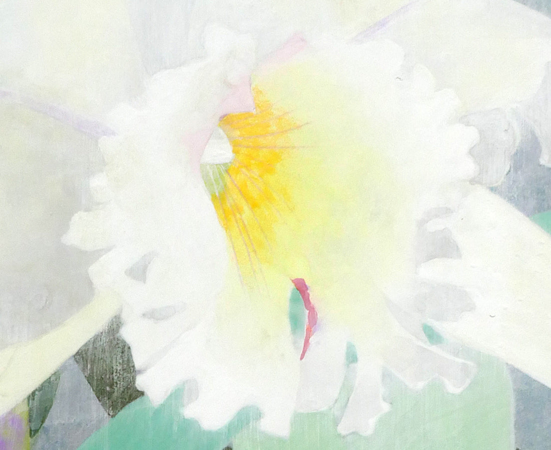 浅野天鐘「かとれあ」日本画・P8号 拡大画像2