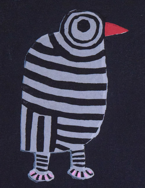 畦地梅太郎「枯木のいさかい」木版画 拡大画像2