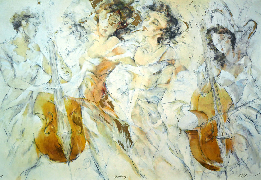 ゲイリー ベンフィールド(Gary Benfield)「symphony」版画 作品全体画像