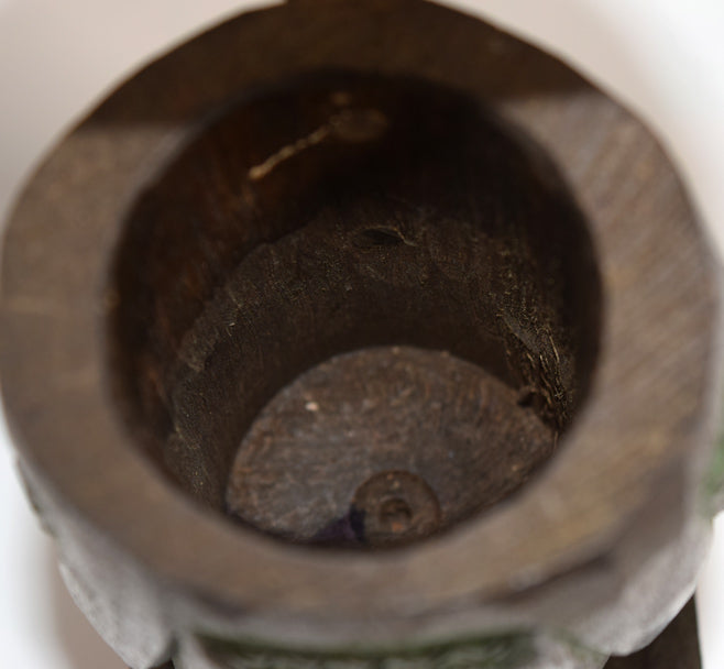 砂澤ビッキデザイン「音威子府の木梟(天然記念佛法僧の北限)」木彫作品 拡大画像3