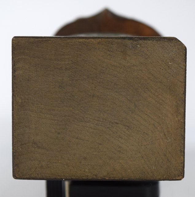 砂澤ビッキデザイン「音威子府の木梟(天然記念佛法僧の北限)」木彫作品 裏側画像