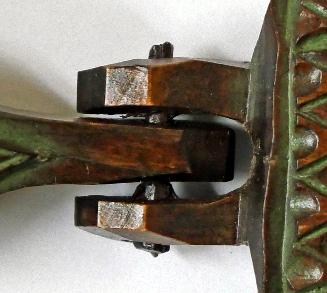 砂澤ビッキ「樹鈴ペンダント二連(約14.7cm)」木彫作品 拡大画像4