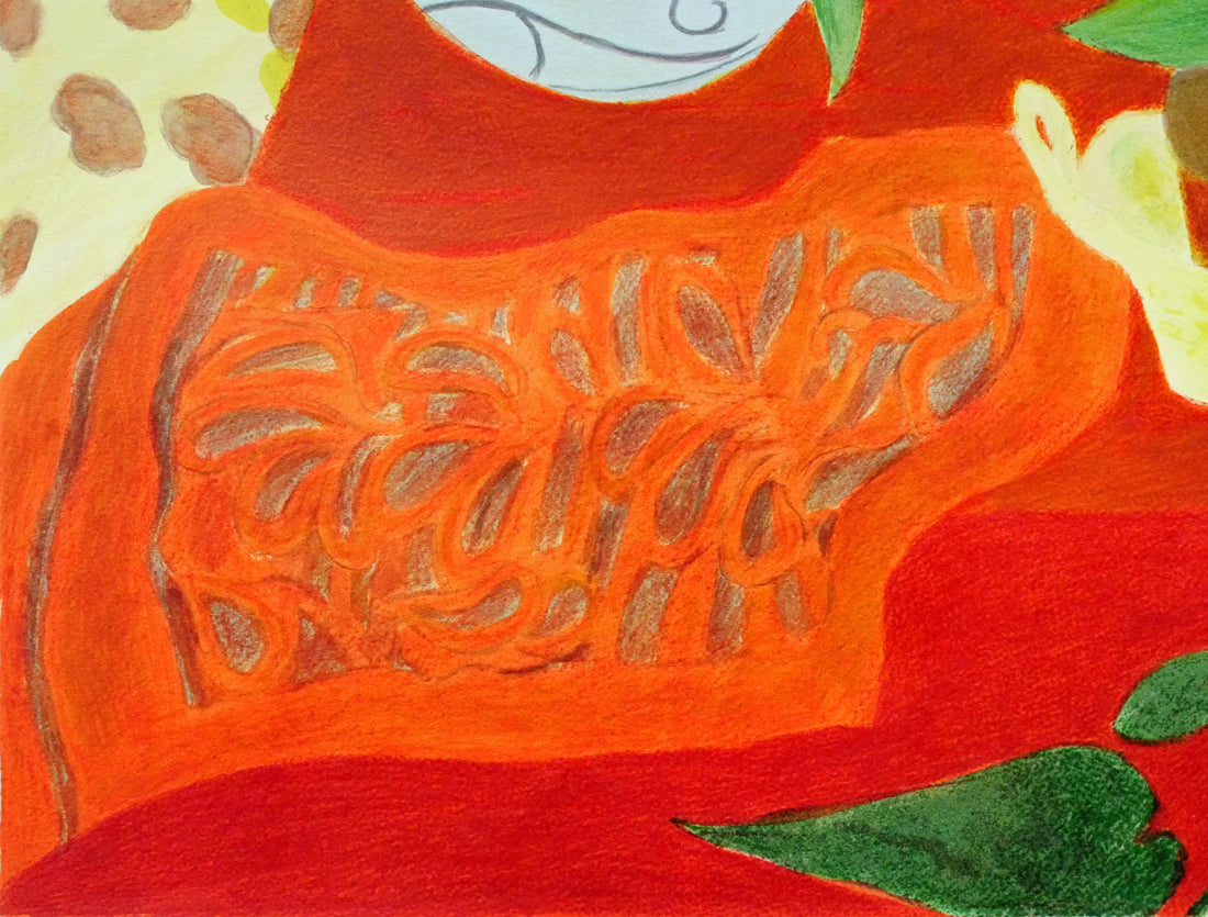 ピエール ボンコンパン(Pierre BONCOMPAIN)「赤いテーブルクロス」リトグラフ 拡大画像3