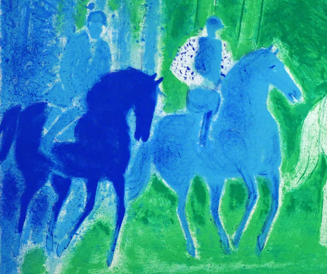 アンドレ ブラジリエ(Andre Brasilier)「フーの森」リトグラフ 拡大画像3
