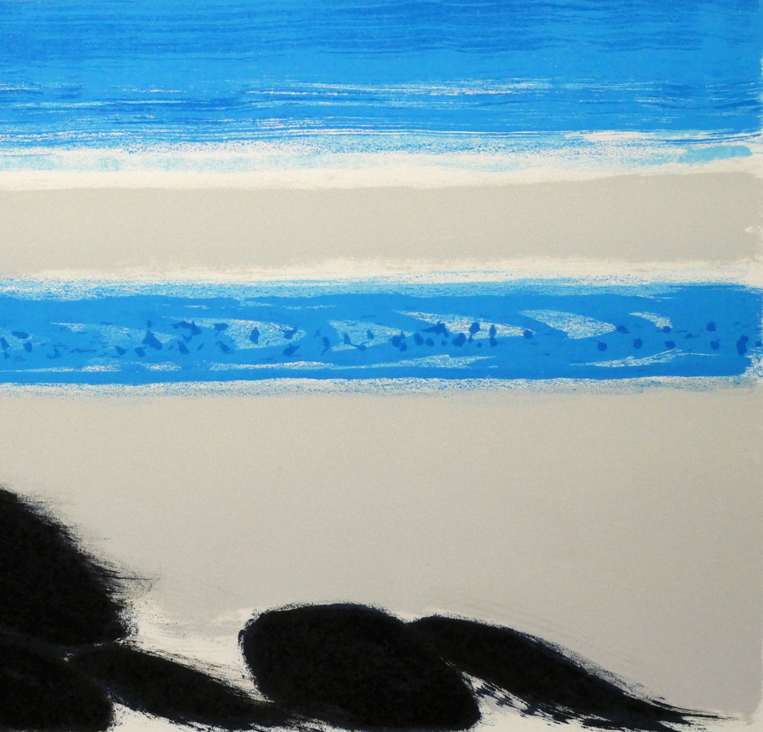 アンドレ ブラジリエ(Brasilier)「RIVAGE」リトグラフ 拡大画像6