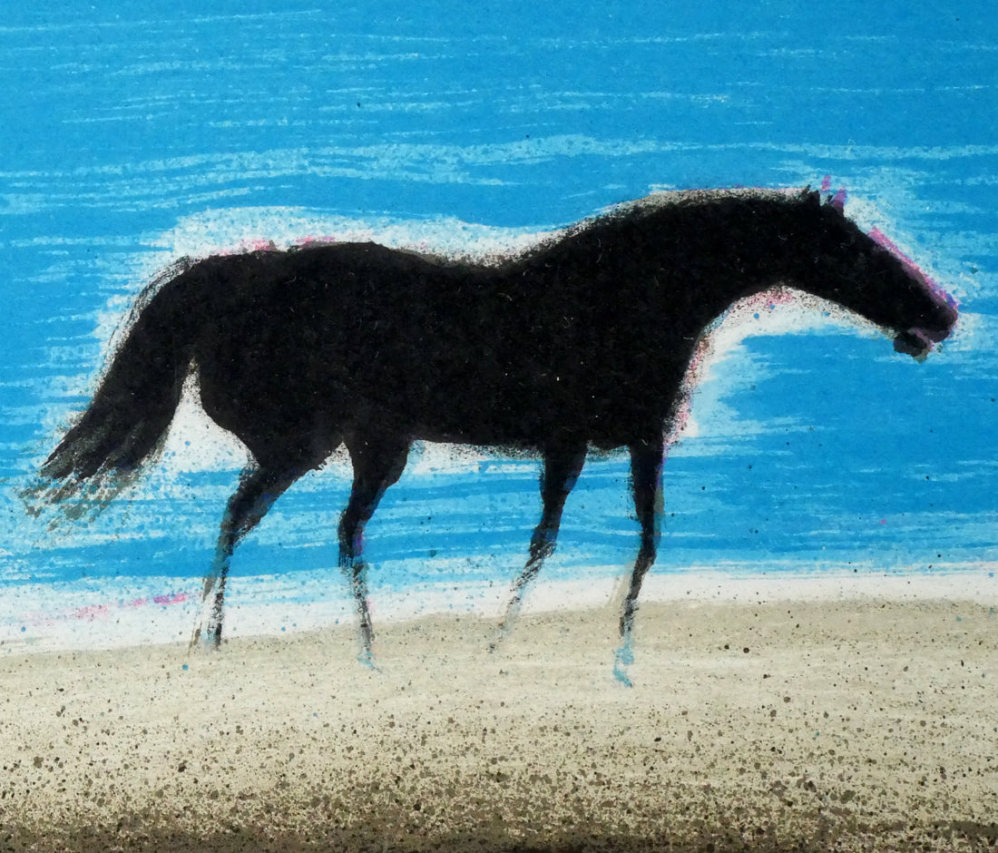 アンドレ ブラジリエ(Andre Brasilier)「夜:『ハーモニー』より」リトグラフ 拡大画像5