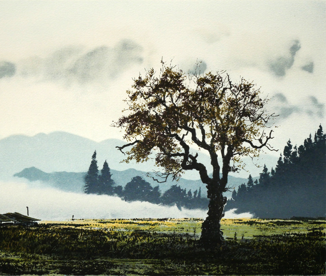 ブライアン ウィリアムズ(Brian Williams)「autumn(秋)」リトグラフ 拡大画像3