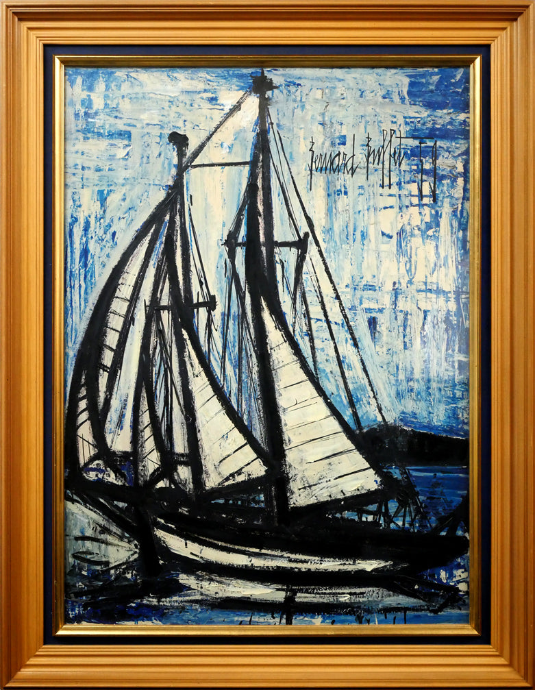 ベルナール ビュッフェ（Bernard BUFFET）「ヨット（The Yacht