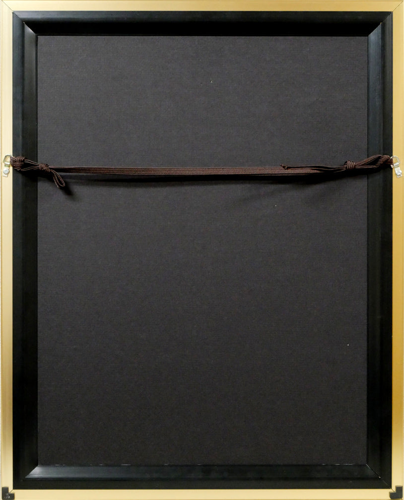 ベルナール ビュッフェ(Bernard BUFFET)「闘牛士」リトグラフ 額縁裏側画像