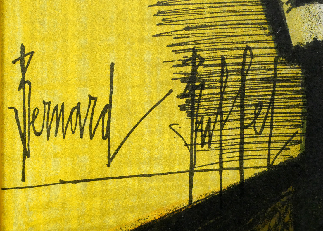 ベルナール ビュッフェ(Bernard BUFFET)「闘牛士」リトグラフ 版上サイン拡大画像