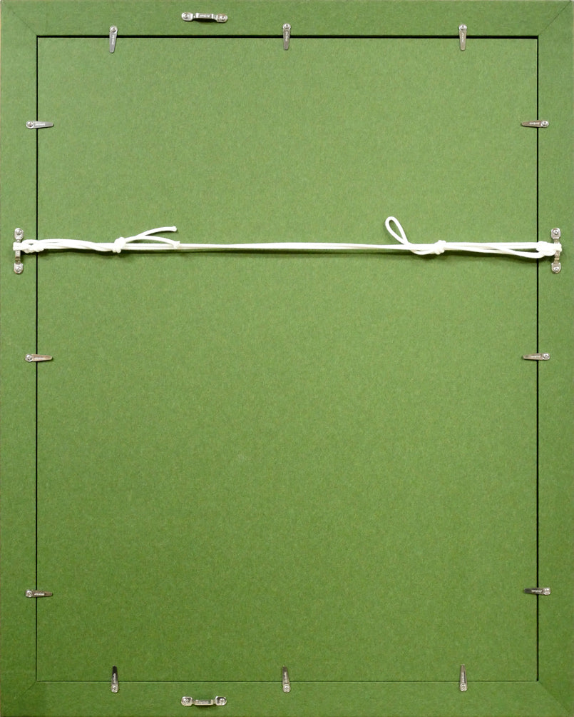 ベルナール ビュッフェ(Bernard BUFFET)「トランプの城」リトグラフ 額縁裏側画像