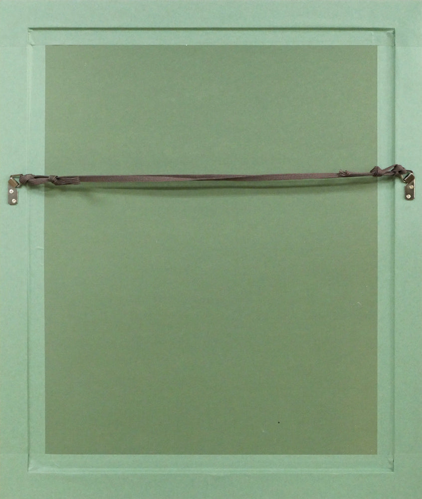 ジャン・カルズー(Jean CARZOU)「太陽のある風景」リトグラフ 額縁裏側画像