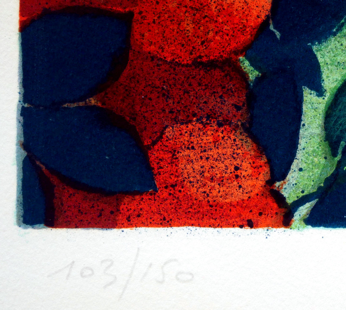 ジャン・ピエール・カシニョール(JEAN PIERRE CASSIGNEUL)「THE RIDING LANE(乗馬道)」リトグラフ 限定番号(ed,103/150)