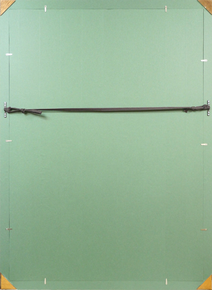 ジャン・ピエール・カシニョール(JEAN PIERRE CASSIGNEUL)「THE RIDING LANE(乗馬道)」リトグラフ 額縁裏側画像