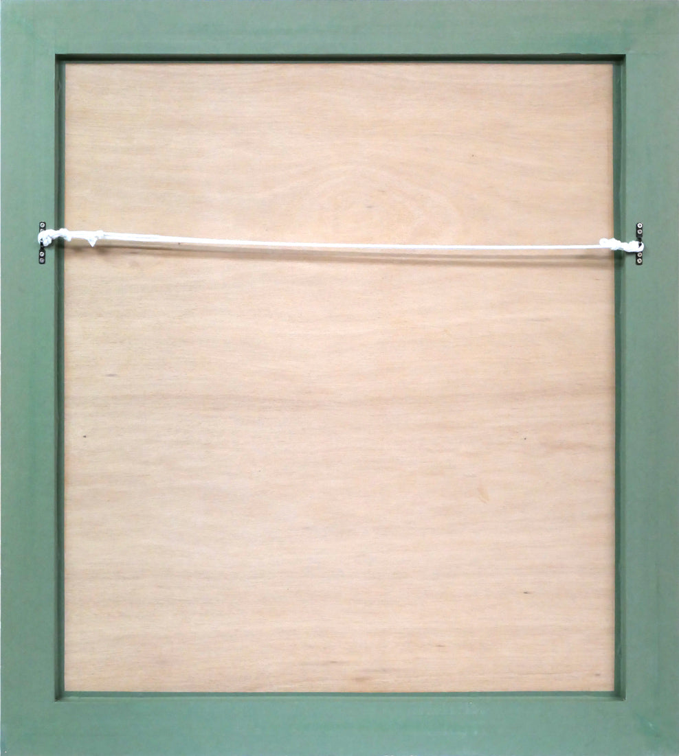 ジャン・ピエール・カシニョール(JEAN PIERRE CASSIGNEUL)「バラの花束とプロフィール」リトグラフ 額縁裏側画像