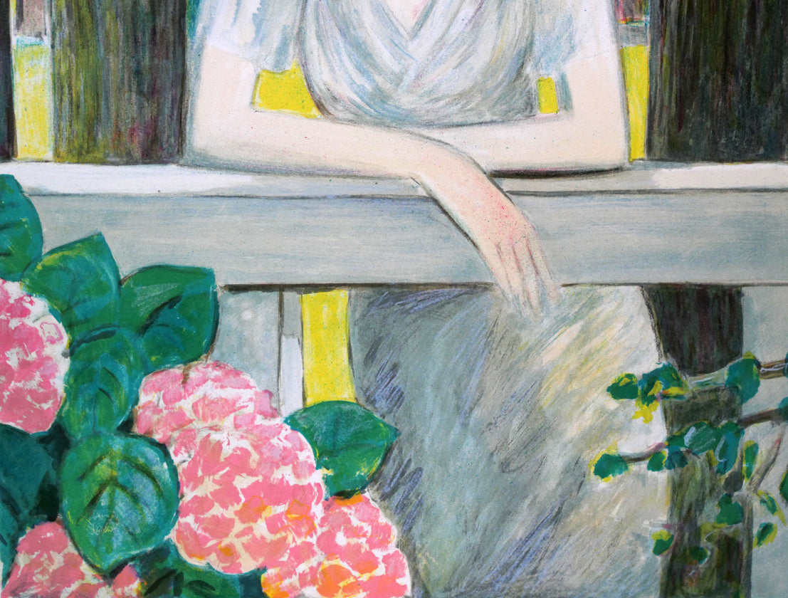 ジャン・ピエール・カシニョール(JEAN PIERRE CASSIGNEUL)「森の小径」リトグラフ 拡大画像3